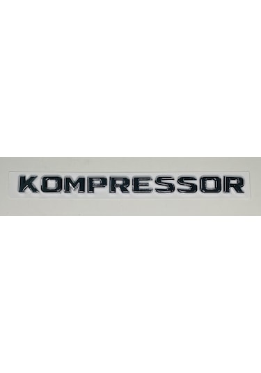 Kompressor W210 W202 Arka Bagaj Yazısı Krom