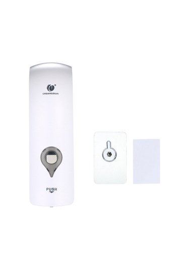 Chuangdıan-sabunluk,300 Ml Hiçbir Delme Duvara Monte Tek Kafalı Manuel,beyaz Diğer