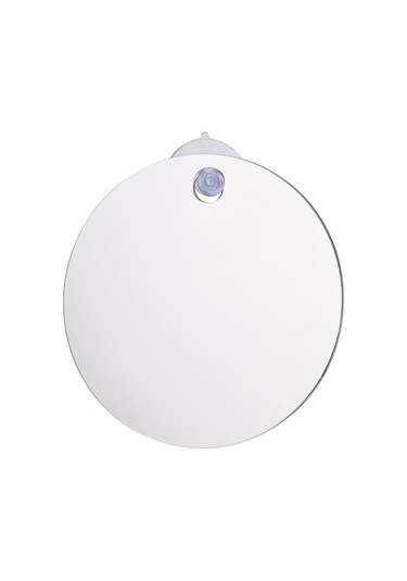 Qingmipy Seyahat Ve Banyo İçin Pratik Buhar Önleyici Ve Kırılmaz Ayna Seti - Askılı Ve Tutuculu Beyaz