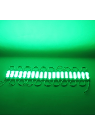 12 Volt 2 Watt Yeşil Modül Led 68x16 Mm