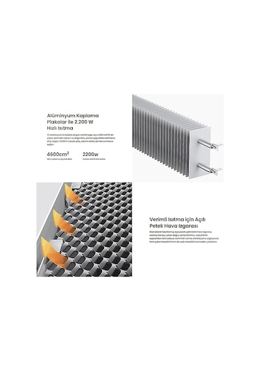 Xiaomi Smart Mi Space Elektrikli Analog Konvektör Isıtıcı