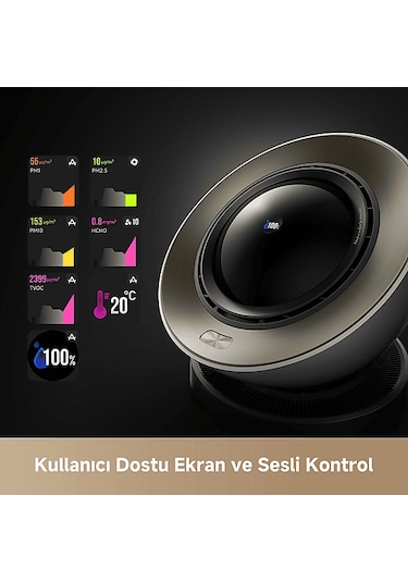 DREAME PM20 Hava Temizleme Cihazı Altın