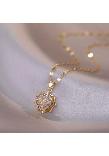 Bayan Kolye: Moda Estetiği Titanyum Çelik Kolye No.32 Çok REnkli