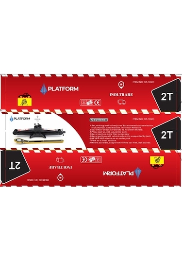 Araba Kaldırma Oto Krikosu 2 Ton Makas Cırcır Otomatik Kriko