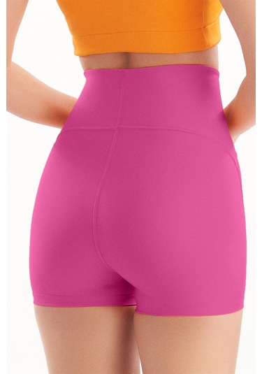 Josejuan Kadın Spor Şort Toparlayıcı Sıkılaştırıcı Yüksek Bel 7500-fuşya Fuşya