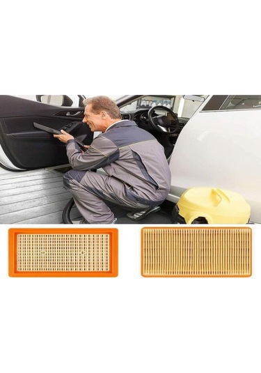 Geeroyoo 3 Adet Düz Pilili Elektrikli Süpürge Filtresi Yedek Parça - Mv4 Mv5 Mv6 Wd4 Wd5 Wd6 Wd4p Uyumlu