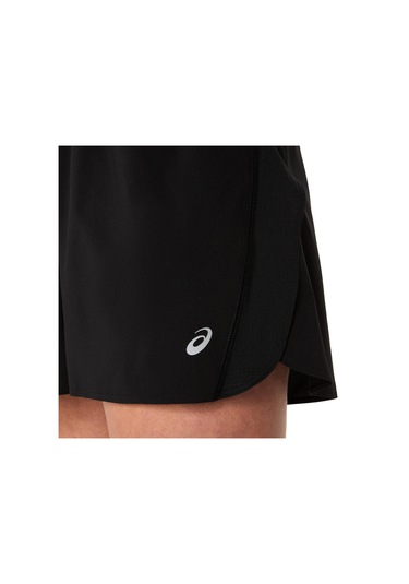 Asics Asıcs Core Splıt Short Kadın Black/pure Silver Şort 2012d182-001 Black/pure Silver