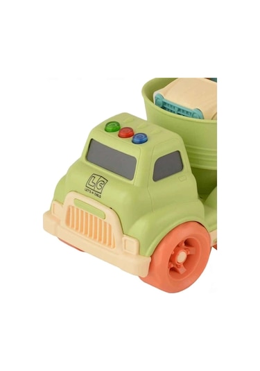 Lc Işıklı Ve Sesli Taşıyıcı Tır 3 Parça Yeşil