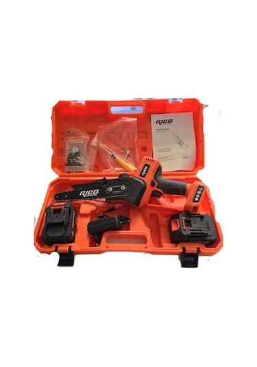 Rico 028-RE0002 21 V 4 A Çift Akü Şarjlı Zincirli Testere