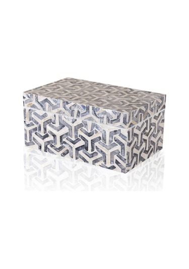 The Mia Sedef Dikdörtgen Kutu 25x16x12 Cm Tlc0087