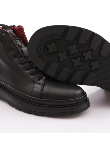 Dgn 18473 Erkek Bağcili Casual Bot Siyah Benfica Siyah