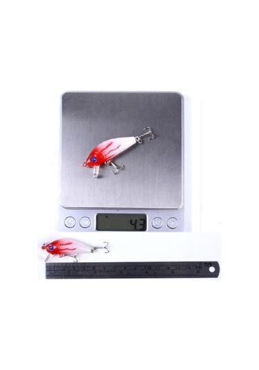 Fochsia 43 Parça Kaliteli Tuzlu Su Yem Seti Yüksek Karbon Çelik Sesli Kancalar İle Alabalık Crank Ve Popper Çeşitli Deniz Balıkçılığı İçin