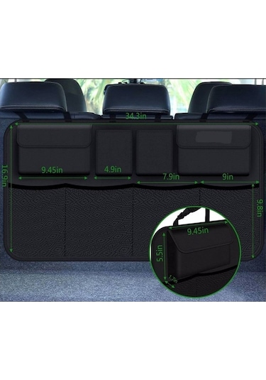 Araç Araba Oto Bagaj Düzenleyici Organizer Çanta Çok Gözlü Sepet