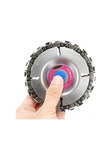 Dofolink Ahşap Kesim Zincirli Disk 4 İnç 22 Dişli - 100/115 Açı Taşlama Uyumlu, Ahşap Ve Metal Kesim İçin Dayanıklı, Kolay Kurulum, Mor Paket 128 Gr