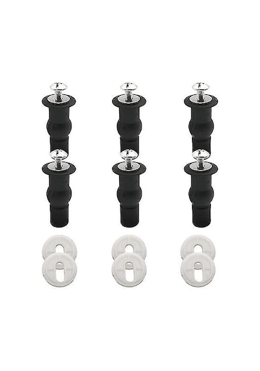 Standart Klozet Kapağı Bağlantı Parçaları İçin 6 Adet Klozet Kapağı Vidası Menteşesi Diğer