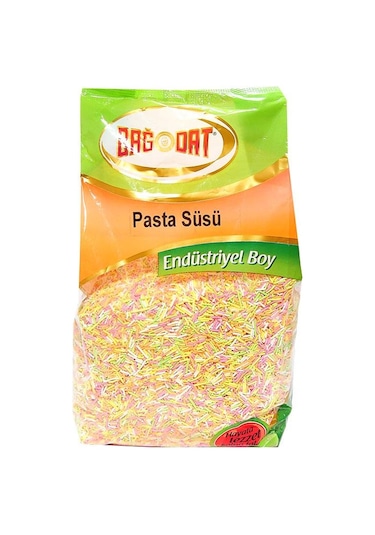 Bağdat Baharat Endüstriyel Boy Pasta Süsü Renkli 1 KG