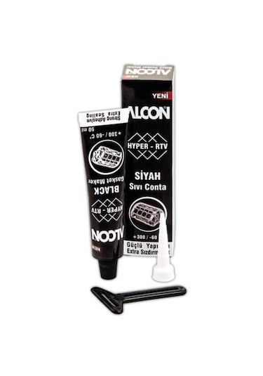 Alcon Hyper-Rtv Siyah Sıvı Conta 50 Ml