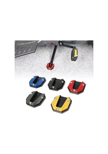 Zyzqstore 2 Adet Motosiklet Bisiklet Kickstand Genişletici Yan Ayak