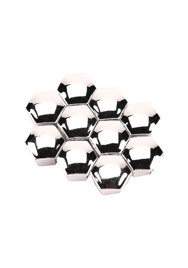 Yaleker Peugeot 206 207 307 308 408 İçin Gümüş Renkli Jant Somun Kapakları, 20 Adet Nilon Plastik, Korozyon Ve Kırılma Koruma, Kolay Kurulum