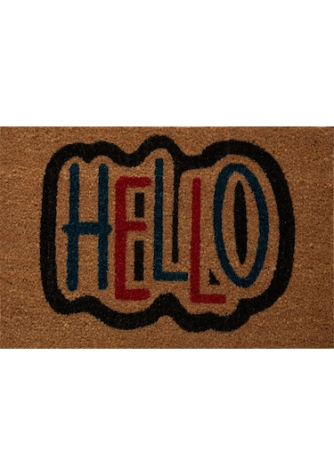 Mudo Home Joyful Hello Kapı Paspası 40x60 Naturel
