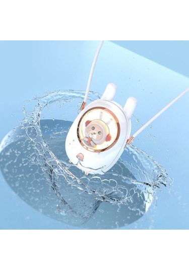 Usb Sessiz Asılı Boyun Fanı Beyaz 3811 Beyaz