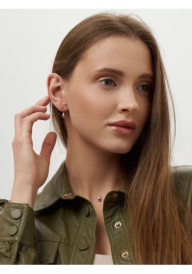 Marıola Balina İpliğinde Asılı Damla Kolye Görünmez Kolye 197437937 Gri