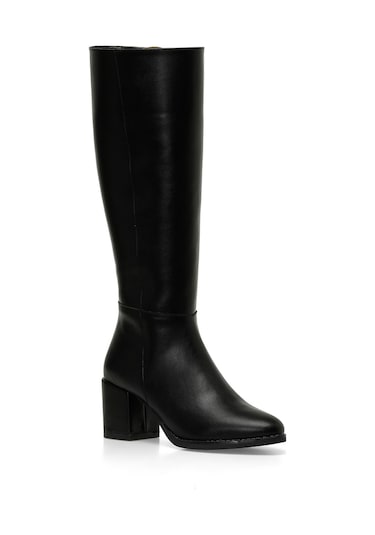 Butigo 24k-996 4pr Siyah Kadın Topuklu Çizme 000000000101925018 Siyah