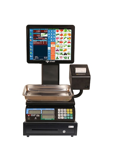 Barkod Sistemi Pos Terazi Etkin Set