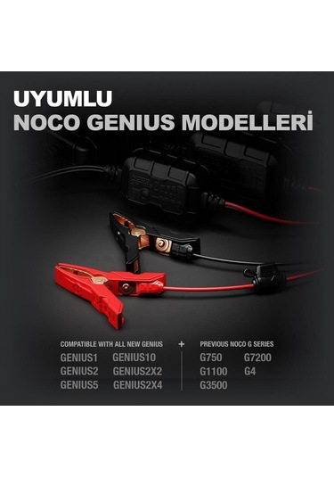 Noco Gc014 Maşalı Akü Bağlantı Kablosu Fr Gc014