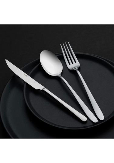 Nehir Sultan Tatlı Kaşığı - 12 Li Tatlı Kaşığı Paslanmaz Çelik