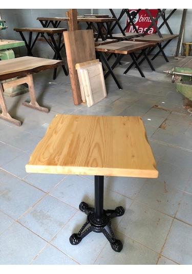 Bintaşmobilya Naturel Kütük Cafe Masası
