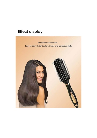 Saç Açıcı Fırça Ve Yuvarlak Fırça, 2 Paket Salon Results Saç Fırçası Seti, Tüm Saç Tipleri İçin Saç Şekillendirici, Kadınlar Ve Erkekler İçin, Islak Ve Kuru Saçlar İçin Saç Açıcı Fırça