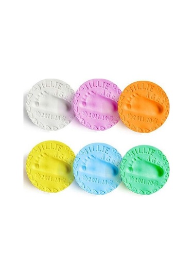 20g Bebek Bakımı Hava Kurutma Yumuşak Kil Bebek El İzi Ayak İzi Kiti Döküm El Parmak İzi