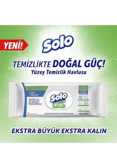 Solo Okaliptus Çam Esintisi Yüzey Temizlik Havlusu 3'lü