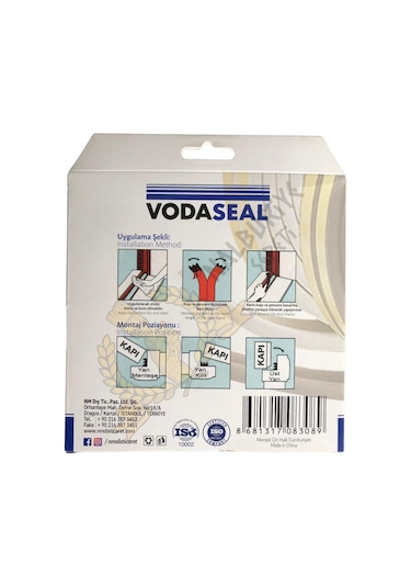Vodaseal D Profil Kapı Ve Pencere İzolasyon Bandı 6.20 Mt. - Kahverengi