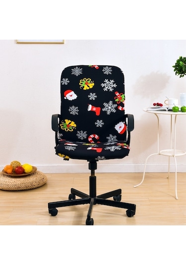 Streç Sandalye Kılıfı Ofis Bilgisayar Koltuğu Koltuk Kılıfı M