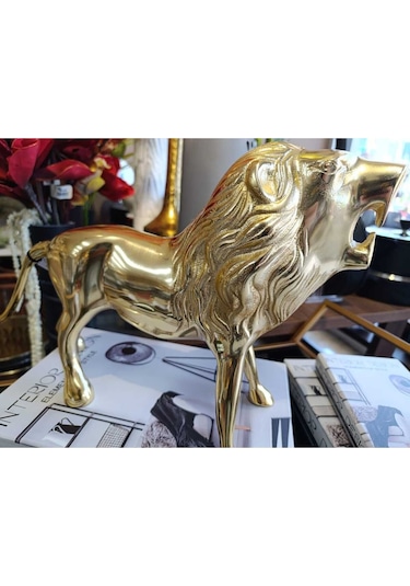 Lıon Dekor Gold 13x50x28 Cm 1 Adet