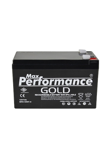 Max Performance Gold 12v 7.0 Ah Bakımsız Kuru Akü
