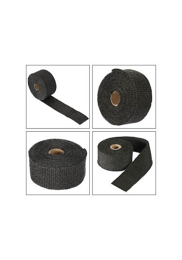 Suofeng "yüksek Isı Dayanımlı Fiberglass Egzoz Sargısı - 900 C'ye Kadar Koruma 5m, Renk Seçenekli "