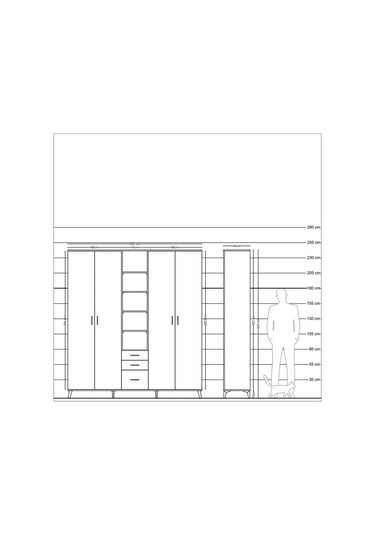 Hyperion Dolap 17 Raflı 3 Çekmeceli 4 Kapaklı 220x44x243 Antrasit-antrasit/antrasit Antrasıt/antrasıt Hyperion Dolap 17 Raflı 3 Çekmeceli 4 Kapaklı 220x44x243 Antrasit-antrasit/antrasit Antrasıt/antrasıt