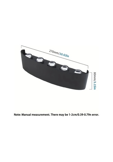 Xuweiwei 2 Adet 10 Led Siyah Dış Duvar Lambası Modern Yarı Gömme Montaj Enerji Verimli Led Ampul Bahçe Duvar Veranda Dekoru Siyah