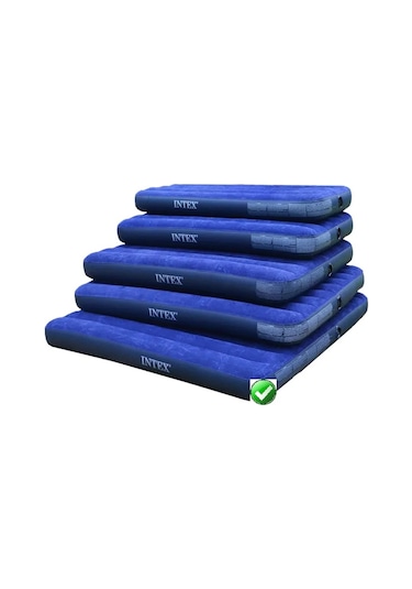 3-4 Kişilik Şişme Yatak İntex 64755 Şişme Kamp Yatak 203x183x25C