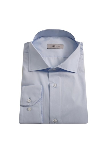 Uki Açık Mavi Comfort Fit Uzun Kol Gömlek Açik Mavi