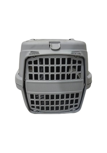 Pribor Hz-100 Kedi Köpek Evcil Hayvan Taşıma Çantası Box Orta Boy Çok Fonksiyonlu Gri