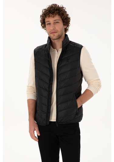 U.s. Polo Assn. Erkek Siyah Yelek Dokuma 50310045-vr046 Siyah