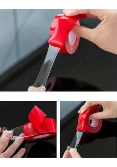 Çift Taraflı Silikonlu Bant 19mm - 2 Metre