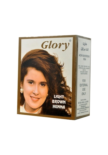 Glory Glory Açık Kahverengi Hint Kınası (Light Brown Henna) 10 Gr