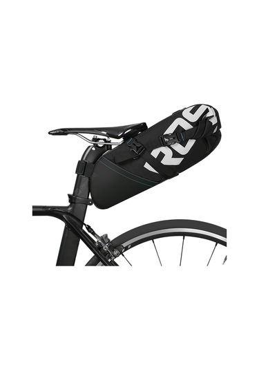 Roswheel Suya Dayanıklı 8 L Bisiklet Kuyruk Çantası - Siyah -1314 Siyah