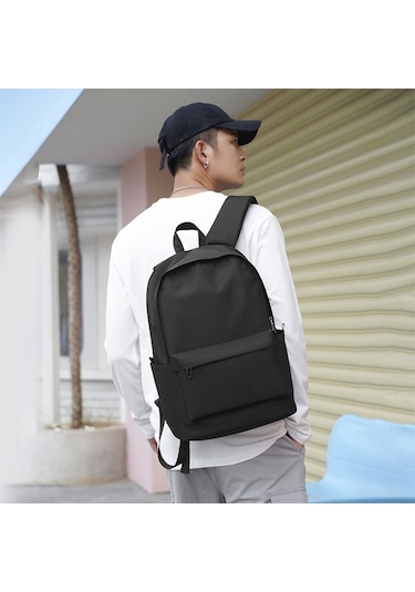 Cxs-7301 Çok Fonksiyonlu Oxford Laptop Çantası Sırt Çantası Gri Siya