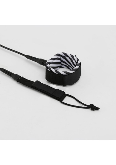 Suntek Sörf Tahtası Tasma Bacak Halatı Çift Siyah-6-ft